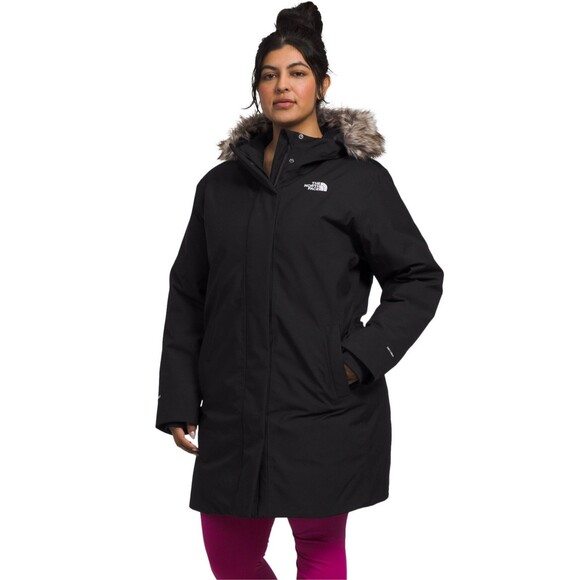 The North‎ Face Women's Plus Hooded Down Arctic Parka Black SZ 3X NWT - Picture 4 of 6